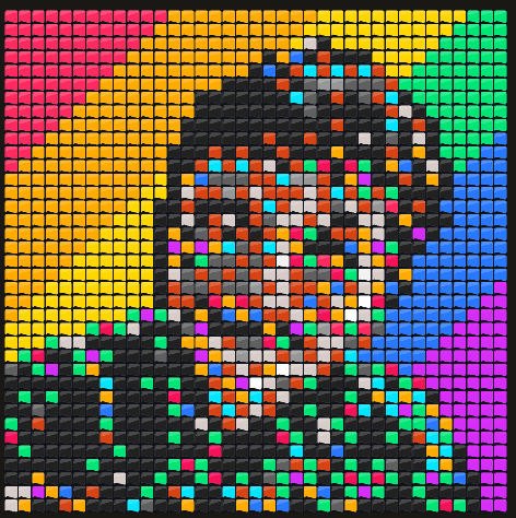 Mixel Custom Portrait Mosaic