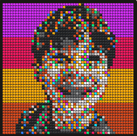 Mixel Pop Art Mosaic