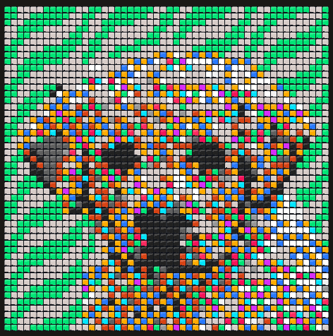 Mixel Pet Portrait Mosaic